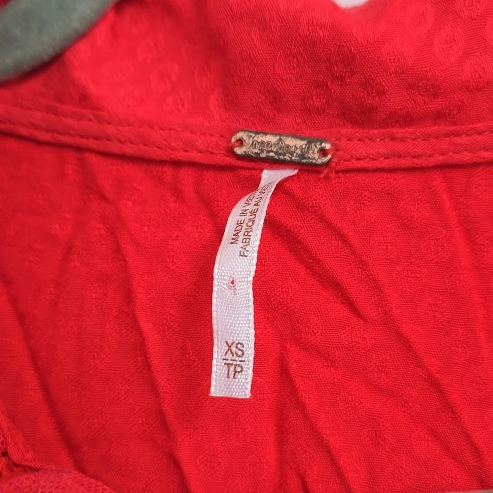 Free People Warm Glow Minidress in Cherry Crush